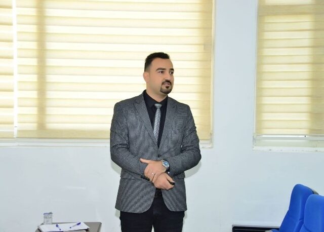 Seminar on Chemical safety and security by MSc. Brusk Frya in workshop in workshop (Safety and Security in University Laboratories)