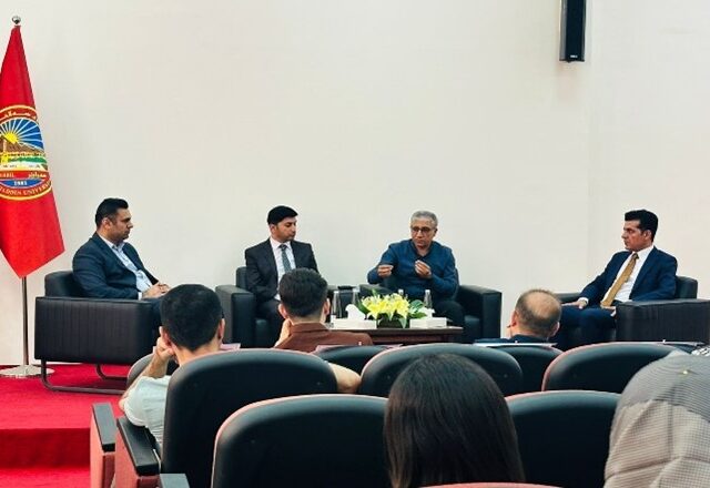 A Seminar in title (Basic Cancer studies in Kurdistan region of Iraq) held by Dr. Abbas in Department of Chemistry on May 12, 2025 in workshop & Panel titled as (The future of Cancer: Awareness and Action)