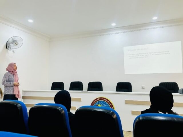 Seminar on The Chemistry of emotions by Dr. Dutsha in Department of Chemistry on May 13. 2025