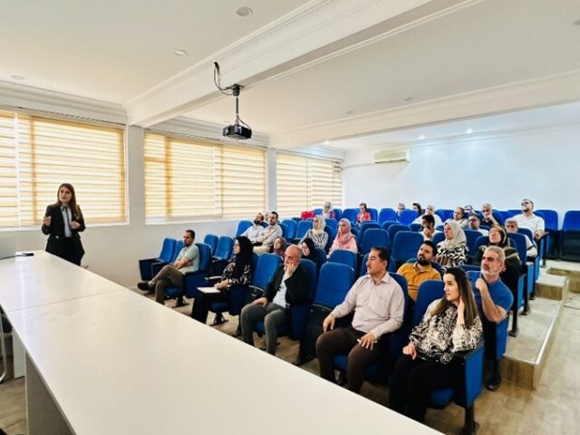 Seminar on Assessment of Microplastic Pollution in Alana River, sediment and Air Environment by Dr. Rebwar Nasir Dara and Shena kawa abdullah In Department of Chemistry on May 15, 2025
