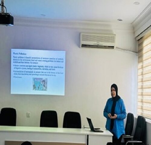 Seminar on (Plastic Recycle; Plastic types and recycle process) by Assistant lect. Shayma in Department of Chemistry on May 15, 2025
