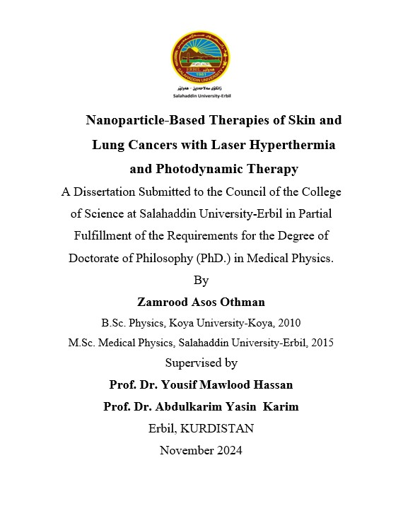 Nanoparticle-Based Therapies of Skin and Lung Cancers with Laser Hyperthermia and Photodynamic Therapy