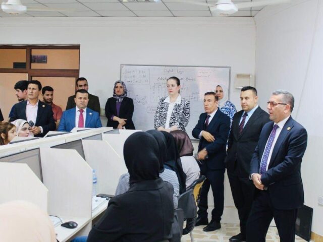 سەرۆکی زانکۆی سەلاحەدین سەردانی کۆلێژی زانستی کرد.